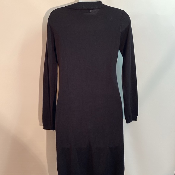 Revamped - Women’s black bodycon dress. Size M - Picture 2 of 10